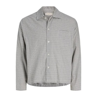 карирана,риза,мъжки,ризи,jack,&,jones,austin,clean,check,long,sleeve,shirt,grey,(odyssey,gray,checks)