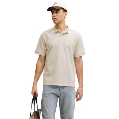дамски,блузи,с,яка,мъжки,блузи,с,яка,jack,&,jones,austin,short,sleeve,polo,beige,(antique,white,play,&,melange)