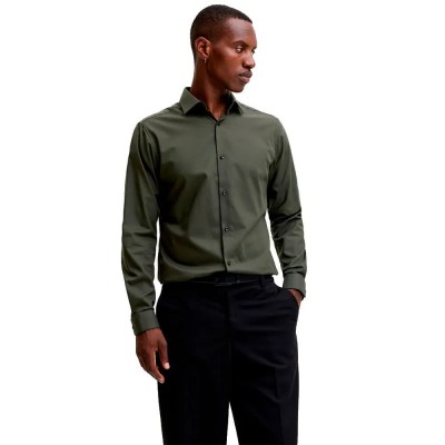 риза,с,дълъг,ръкав,дамски,ризи,мъжки,ризи,jack,&,jones,blaparker,long,sleeve,shirt,green,(forest,night,slim,fit)