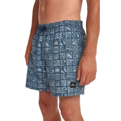бански,гащета,мъжки,бански,костюми,o´neill,print,16´´,swimming,shorts,grey,(dark,blue,bricks)