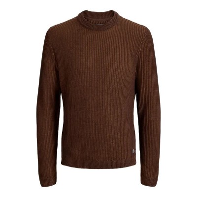 блуза,мъжки,пуловери,дамски,пуловери,jack,&,jones,dover,sweater,brown,(cocoa,twist,mulch)