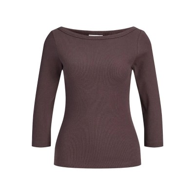 тениска,мъжки,тениски,дамски,тениски,jack,&,jones,fifi,str,jjxx,3,4,sleeve,t,shirt,brown,(seal,brown)