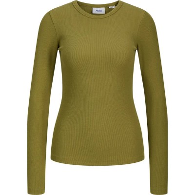 тениска,мъжки,тениски,дамски,тениски,jack,&,jones,freya,rib,jjxx,long,sleeve,t,shirt,green,(green,moss)