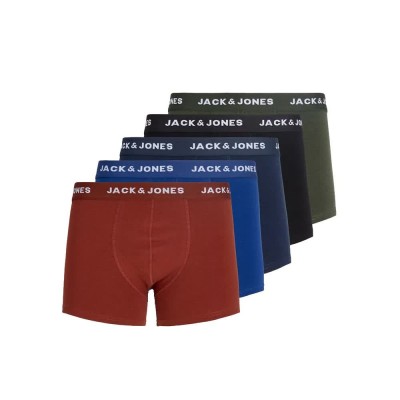 боксерки,мъжко,бельо,jack,&,jones,huey,boxers,5,units,multicolor,(rosin,sodalite,blue,black,fired,brick,navy,blazer)