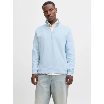блуза,мъжки,пуловери,jack,&,jones,norrebro,emb,half,zip,sweatshirt,blue,(skyway)