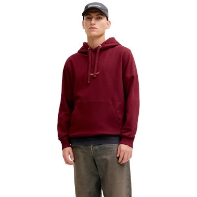 суичър,мъжки,пуловери,jack,&,jones,norrebro,emb,hoodie,red,(cabernet)