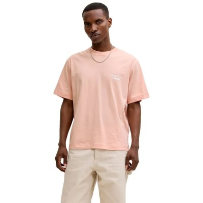 тениска,мъжки,тениски,дамски,тениски,jack,&,jones,norrebro,typo,short,sleeve,t,shirt,orange,(peach,melba)