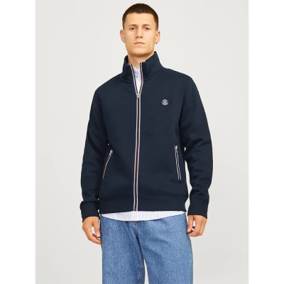 сако,мъжки,пуловери,jack,&,jones,ronaldo,full,zip,sweatshirt,blue,(navy,blazer)