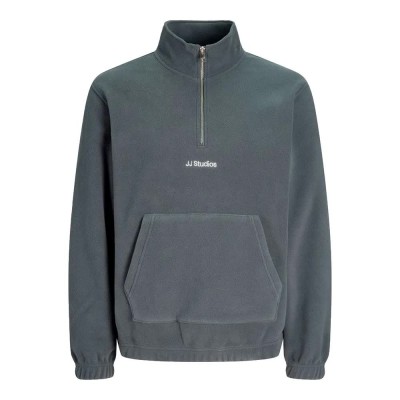 блуза,мъжки,пуловери,jack,&,jones,soho,half,zip,sweatshirt,grey,(turbulence)