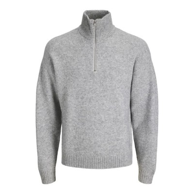 блуза,мъжки,пуловери,дамски,пуловери,jack,&,jones,soho,ollie,half,zip,sweater,grey,(light,grey,melange)