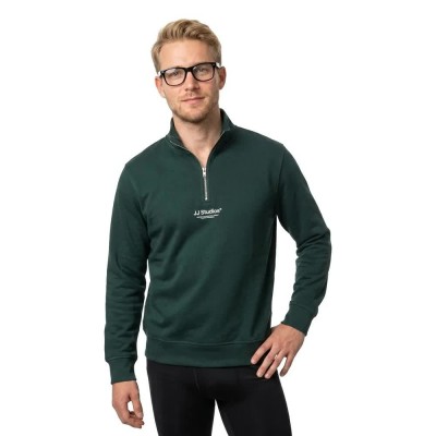 блуза,мъжки,пуловери,jack,&,jones,soho,quarter,full,zip,sweatshirt,green,(scarab)