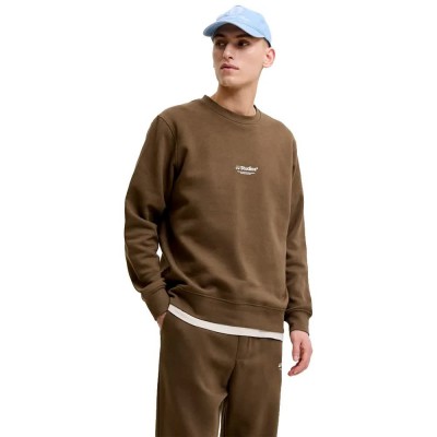 блуза,мъжки,пуловери,jack,&,jones,soho,sweatshirt,brown,(cocoa)