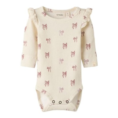 детски,облекла,за,момичета,name,it,gavo,eko,slim,lil´,atelier,long,sleeve,body,beige,(turtledove,bow)
