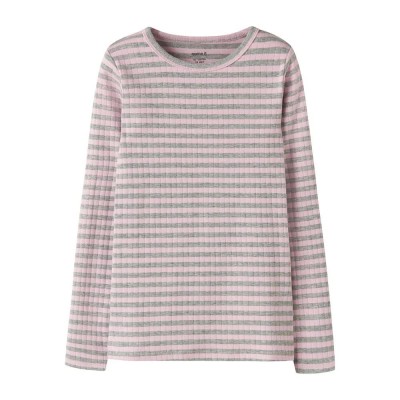 тениска,мъжки,тениски,дамски,тениски,name,it,suraja,long,sleeve,t,shirt,pink,(pirouette,grey,melange)