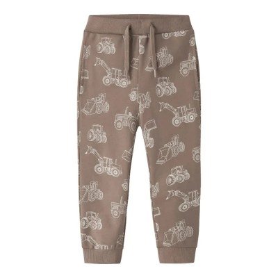 анцуг,мъжки,панталони,дамски,панталони,name,it,varon,aop,sweat,pants,brown,(fossil)