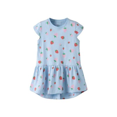 рокля,дамски,поли,и,рокли,name,it,vigga,capsl,short,sleeve,short,dress,blue,(chambray,blue,striped,strawberry)
