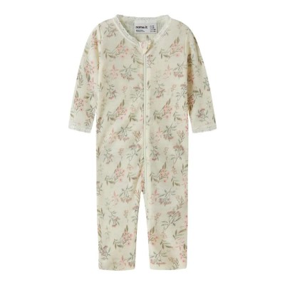 пижама,детски,пижами,name,it,wang,needle,long,sleeve,pyjama,beige,(snow,white,flowers,leafs)