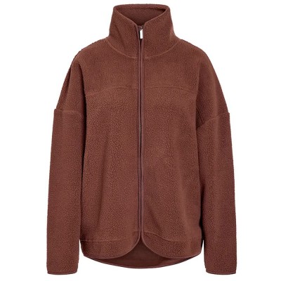 блуза,дамски,блузи,noisy,may,cozy,full,zip,sweatshirt,brown,(chocolate,brown)