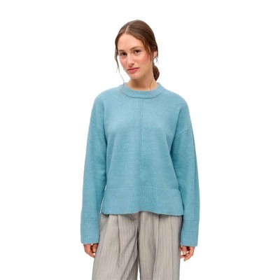 блуза,мъжки,пуловери,дамски,пуловери,object,juno,sweater,blue,(blue,shadow,melange)