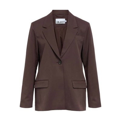 сако,дамски,сака,object,lisa,loose,fit,blazer,brown,(seal,brown)