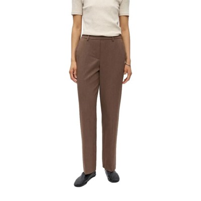 панталони,мъжки,панталони,дамски,панталони,object,lisa,straight,fit,pants,brown,(carafe,melange)