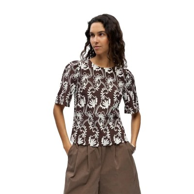 дамски,блузи,object,mya,short,sleeve,blouse,brown,(seal,brown,cloud,dancer)