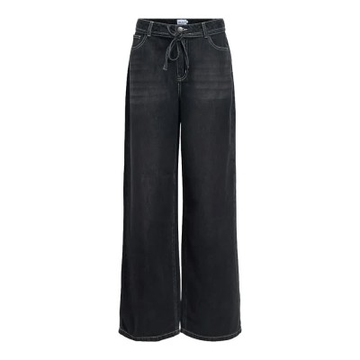 дънки,мъжки,панталони,дамски,панталони,object,rosie,wide,fit,jeans,black,(black,washed)