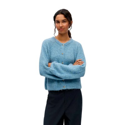 жилетка,мъжки,пуловери,дамски,пуловери,object,saggia,re,cardigan,blue,(blue,shadow,melange)