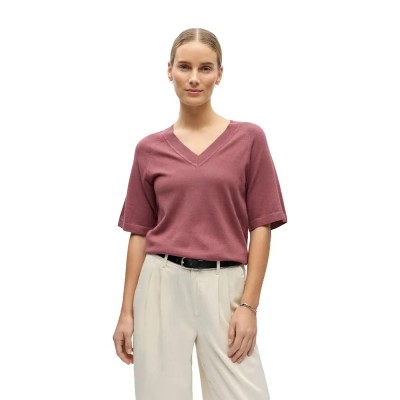 блуза,мъжки,пуловери,дамски,пуловери,object,thess,sweater,pink,(rose,brown)