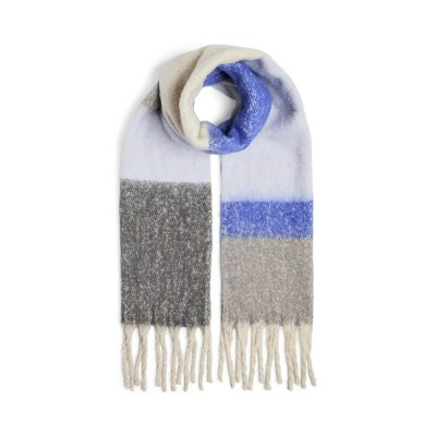 шал,ръкавици,шапки,и,шалове,pieces,bea,long,scarf,grey,(asphalt,colour,blocking)