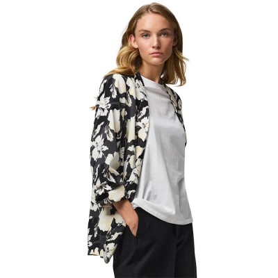 сако,дамски,сака,pieces,boss,3,4,printed,blazer,black,(black,white,flower)