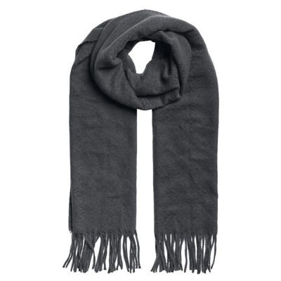 шал,ръкавици,шапки,и,шалове,pieces,cella,bc,long,scarf,grey,(dark,grey,melange)