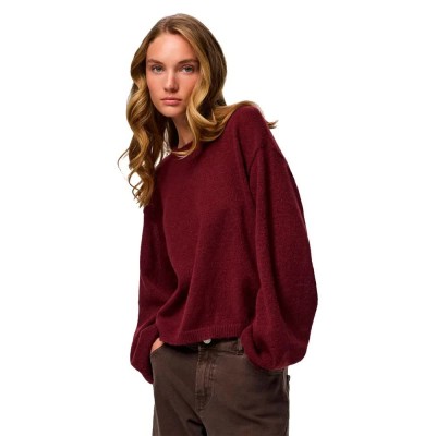 блуза,мъжки,пуловери,дамски,пуловери,pieces,ida,sweater,red,(winetasting)