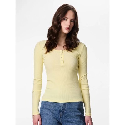 тениска,мъжки,тениски,дамски,тениски,pieces,kitte,long,sleeve,t,shirt,yellow,(french,vanilla)