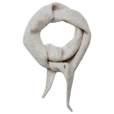 шал,ръкавици,шапки,и,шалове,pieces,minna,triangle,scarf,beige,(whitecap,gray,melange)