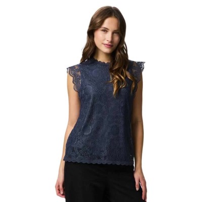 дамски,блузи,pieces,olline,lace,sleeveless,blouse,blue,(ombre,blue)