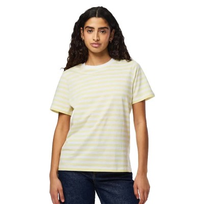 тениска,мъжки,тениски,дамски,тениски,pieces,ria,short,sleeve,t,shirt,yellow,(french,vanilla,bright,white)