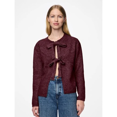 жилетка,дамски,пуловери,дамски,плетени,дрехи,pieces,silly,cardigan,red,(tawny,port)