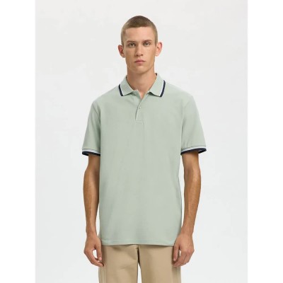 мъжки,блузи,с,яка,selected,atlas,sport,slim,fit,short,sleeve,polo,green,(aqua,gray,navy,white)