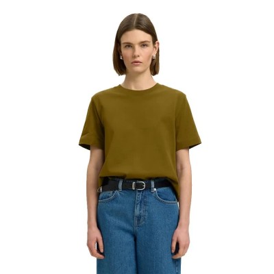 тениска,мъжки,тениски,дамски,тениски,selected,essential,boxy,short,sleeve,t,shirt,green,(fir,green)