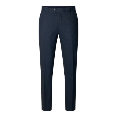 рокля,мъжки,панталони,дамски,панталони,selected,neil,16098183,slim,fit,dress,pants,blue,(dark,navy,checks)