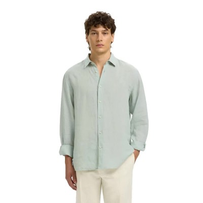 риза,с,дълъг,ръкав,дамски,ризи,мъжки,ризи,selected,regkylian,long,sleeve,shirt,green,(aqua,gray,white)