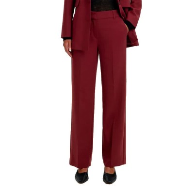 панталони,мъжки,панталони,дамски,панталони,selected,rita,wide,leg,fit,pants,red,(tawny,port,melange)