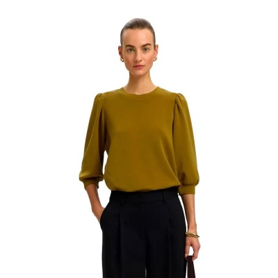 дамски,блузи,selected,tenny,3,4,sleeve,blouse,green,(fir,green)