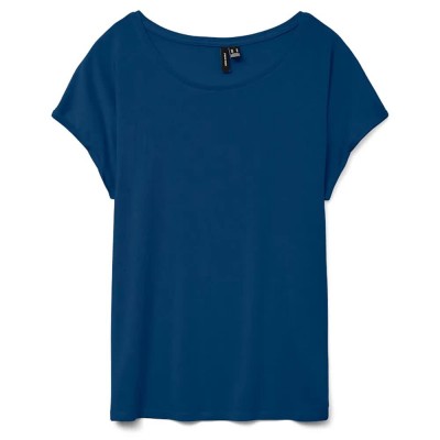 тениска,мъжки,тениски,дамски,тениски,vero,moda,ava,plain,short,sleeve,t,shirt,blue,(navy,peony)