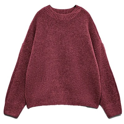 блуза,мъжки,пуловери,дамски,пуловери,vero,moda,boom,sweater,purple,(windsor,wine,melange)