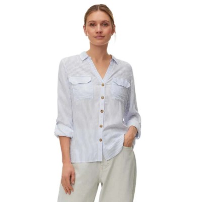 риза,с,дълъг,ръкав,дамски,ризи,мъжки,ризи,vero,moda,bumpy,new,long,sleeve,shirt,blue,(brunnera,blue,eva,snow,white)