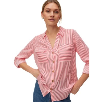 риза,с,дълъг,ръкав,дамски,ризи,vero,moda,bumpy,new,long,sleeve,shirt,pink,(coral,paradise,snow,white)