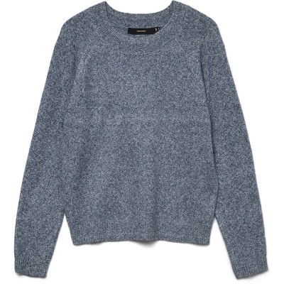 блуза,мъжки,пуловери,дамски,пуловери,vero,moda,doffy,sweater,grey,(dark,denim,white,melange)