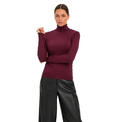 блуза,мъжки,пуловери,дамски,пуловери,vero,moda,glory,sweater,purple,(winetasting)